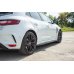 Накладки сплиттеры на пороги на Renault Megane IV RS